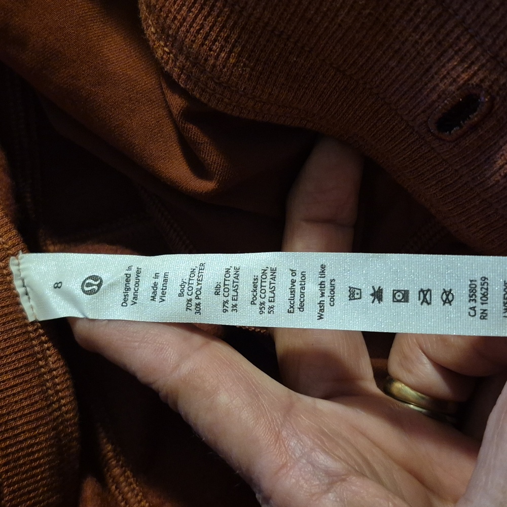 Lululemon Joggers Pants S.8 Brick/ Red - Picture 10 of 10